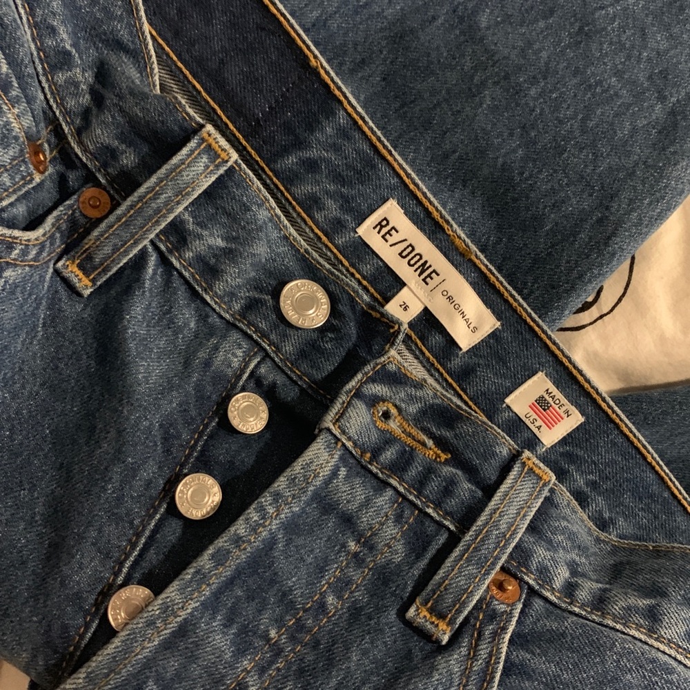 RE/DONE jeans double needle crop SARARI 26